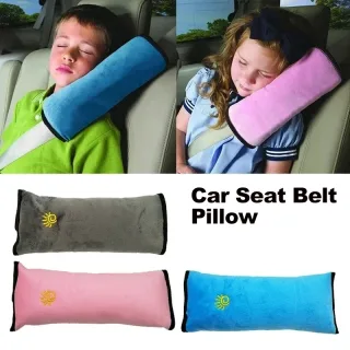 Universal Car Seat Belt Shoulder Cushion for Kids Adjust Shoulder Toddler Head Protector Baby Sleeping Seatbelt Position