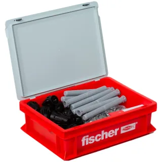 Fischer Aktion 2025 - Abstandsmontagesystem TherMax 12/110 M12 gvz HWK K Handwerkerkoffer klein - 091969