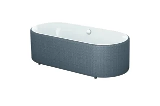 Bette Lux Oval Couture BW 3466, 180x80x45 cm snow, 3466-440TX 3466-440TX