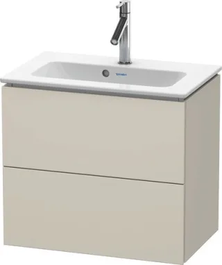 Duravit L-Cube Waschtischunterbau wandhängend Taupe Matt 620x391x550 mm - LC625609191 LC625609191