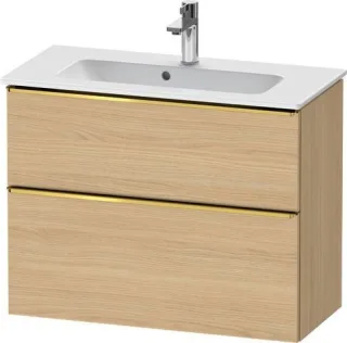 Duravit D-Neo Waschtischunterbau wandhängend Natur Eiche Matt 810x372x625 mm - DE4369034300000 DE4369034300000