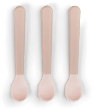 Done by Deer Foodie easy-grip Baby Löffel Set, Rosa