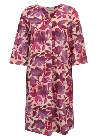 CARTOON - Sommerkleid cream/dark pink - Gr. - 36