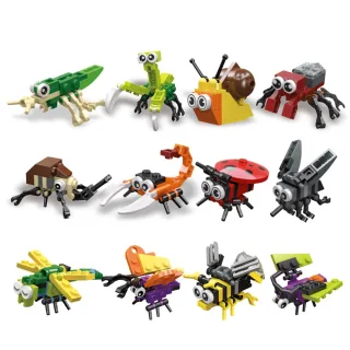 59200-59211 58230 58231 58238 58239 Insect Model Building Block Assembly Kit Kid Christmas Gift