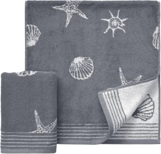 Dyckhoff Handtücher "Seashell" mit Muschelmuster