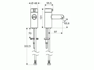 Schell Standventil Kaltwasser Modus K HD-K (Hochdruck Kaltwasser), chrom 021420699
