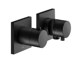 KEUCO EDITION 11 Unterputz Thermostatarmatur-Set, mit Thermostatarmatur und Umstellventil für 2 Verb 51153371222