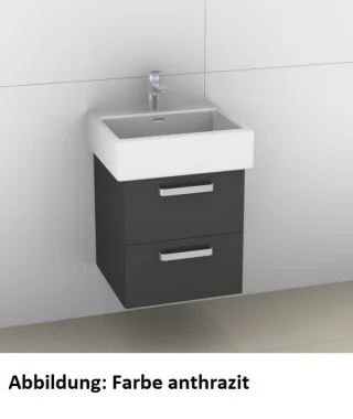 Artiqua 415 Waschtischunterschrank für Living City 817431 Weiß Matt Select, 415-WU2L-L5-7161-171 415-WU2L-L5-7161-171