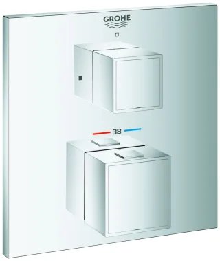 GROHE THM-Brausebatterie Grohtherm Cube 24153 FMS für 35600 chrom, 24153000 24153000