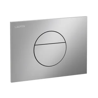 Laufen Betätigungsplatte SUNRISE INEO mit Zweimengenbetätigung chrom matt, H9001120070001 H9001120070001