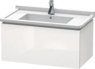 Duravit L-Cube Waschtischunterbau wandhängend Weiß Hochglanz 820x469x408 mm - LC616502222 LC616502222