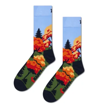 happy socks - Autumn Sock Blau - Gr. - 43.5