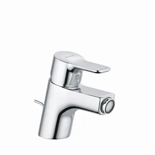 Kludi PURE & EASY Bidetarmatur 3,8l/min Wasserspararmatur m. Metallablaufg. chro, 375330565R 375330565R