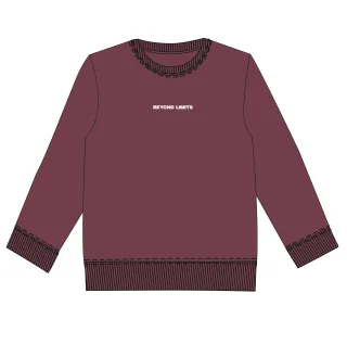 ATTENTION - Kn.-Sweatshirt brick dust - Gr. - 176