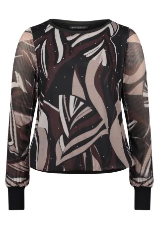 Betty Barclay - Langarm-Shirt braun - Gr. - 42