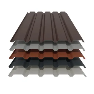 Trapezblech 35/207 | Wand | 0,63 mm | Stahl | 25 µm Polyester