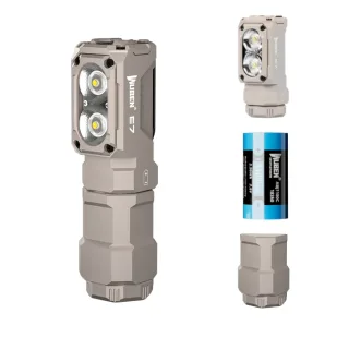 WUBEN E7 2in1 1800 Lumens LED Headlamp Rechargeable Flashlight 18350 18650 Battery Compact EDC Min TorchMagnetic Tail