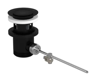 Hansgrohe Ablaufventil Waschtischmischer und Bidetmischer DN32 mattschwarz, 94139670 94139670