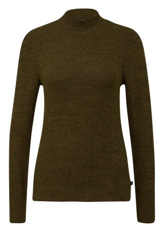 Q/S designed by - Slim-Fit T-Shirt braun/grün - Gr. - XL