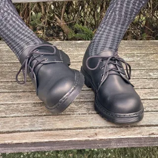 Shoezuu 3 Eye UK Shoe Black 38