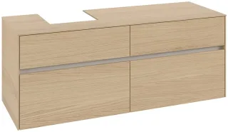 Villeroy & Boch Waschtischunterschrank Collaro C10100 1400x548x500mm Nordic Oak C10100VJ