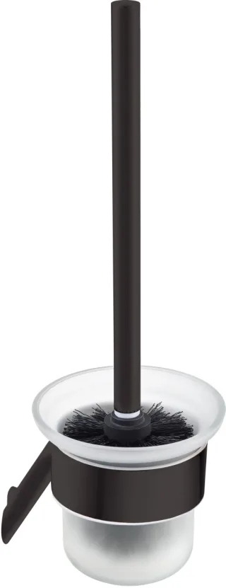 Neuesbad Serie 600 Bürstengarnitur, wandhängend, Oberfläche: schwarz matt NB1ADI_N7111