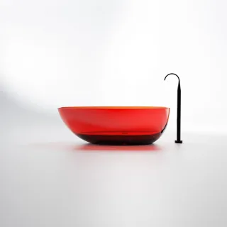 Steinberg Serie 489 Freistehende Badewanne aus Polyresin, 489 8010 34 489 8010 34