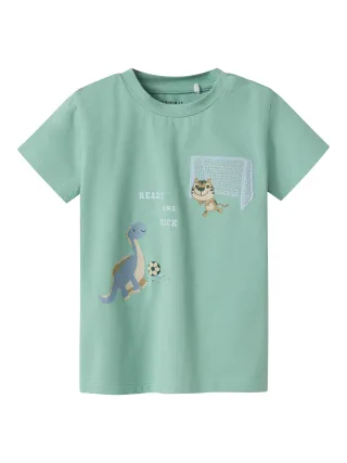 NAME IT - NBMDOMUS SS TOP creme de menthe - Gr. - 74