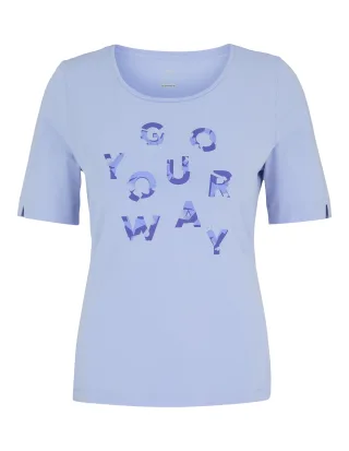 JOY sportswear - SURA T-Shirt lilac blue - Gr. - 42