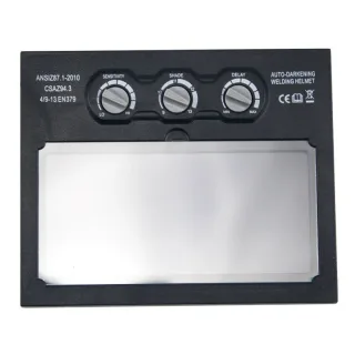 LI battery solar auto darkening/shading welding filter lens for the welding mask and welding helmet