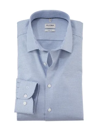 OLYMP - Body fit: Hemd blau - Gr. - 44