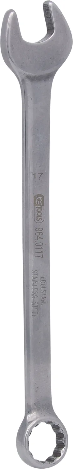 KS Tools EDELSTAHL Ringmaulschlüssel, abgewinkelt - 964.0117