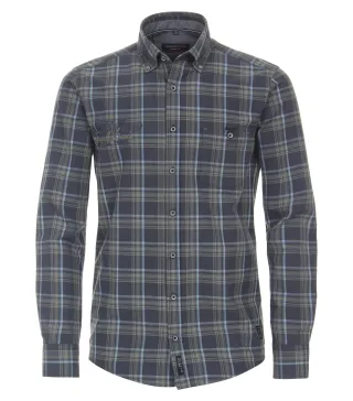 CASAMODA - Freizeithemd blau - Gr. - XXL