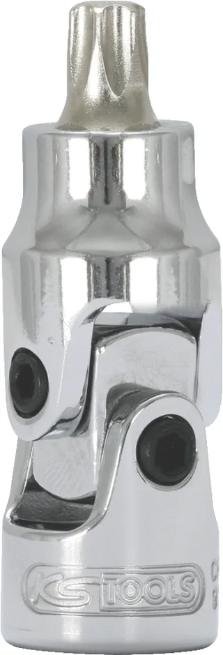 KS Tools 1/4" CHROMEplus Gelenk-Bit-Stecknuss - 917.1497