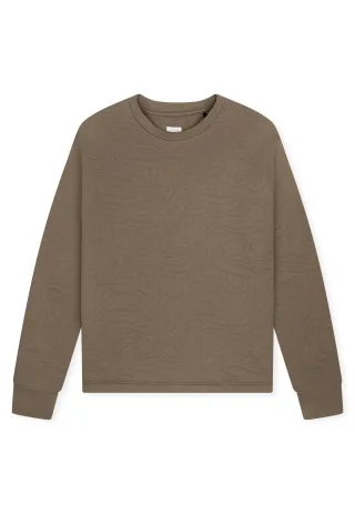 SCHIESSER - Sweatshirt nougat - Gr. - 36
