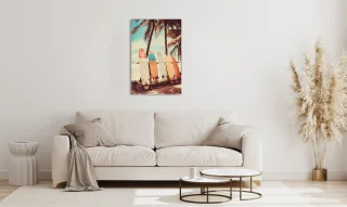 queence Acrylglasbild "Erda" Himmel  Italien  Landschaft  Meer  Meer Bilder  Palmen  Spanien  Sport  Strand 1 Stk. tlg. Fine Art-Print in Galeriequalität