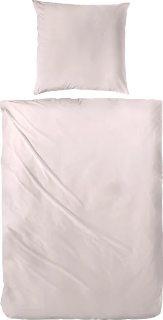 Primera Bettwäsche "Uni Luxus-Satin in Gr. 135x200, 155x220 oder 200x200 cm" 2 Stk. Bettwäsche aus Baumwolle, unifarbene Bettwäsche mit Reißverschluss