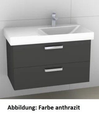 Artiqua 413 Waschtischunterschrank für Xeno 2 500535, 500536 (ehem. 127290, 127293) Sangallo Grau qu 413-WU2L-K131-7154-432