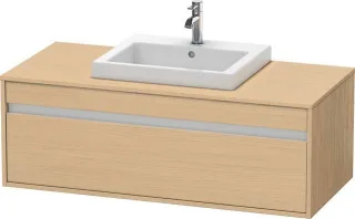 Duravit Ketho Konsolenwaschtischunterbau wandhängend Natur Eiche Matt 1200x550x426 mm - KT679603030 KT679603030