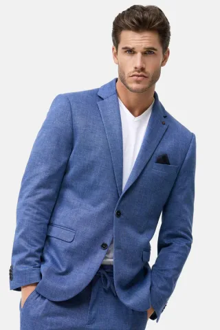 zuitable - Jersey Sakko blau - Gr. - 48