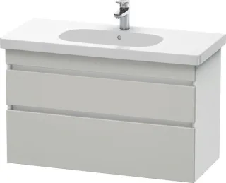 Duravit DuraStyle Waschtischunterbau wandhängend Betongrau & Weiß Matt 1000x453x610 mm - DS648500718 DS648500718
