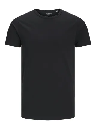 JACK&JONES - JJEBASIC O-NECK TEE S/S NOOS black - Gr. - S