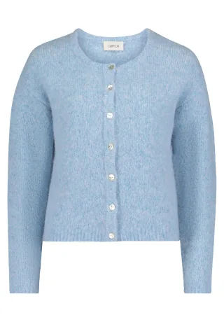 CARTOON - Strick-Cardigan light blue melange - Gr. - 38