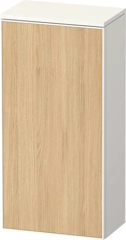 Duravit Zencha Halbhochschrank Natur Eiche & Weiß Matt & Supermatt 400x240x819 mm - ZE1350L30840000 ZE1350L30840000