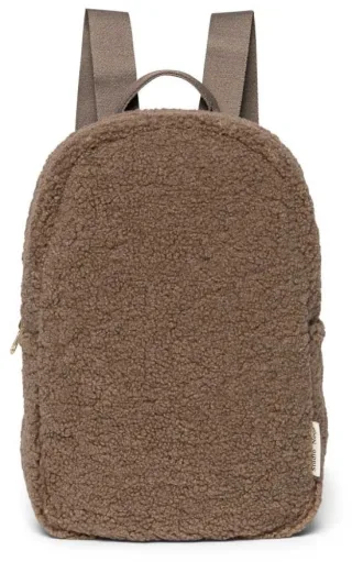 Studio Noos Brauner Teddy Mini-Rucksack