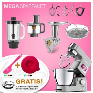 Kenwood Cooking Chef Silber XL Connect - Spar-Set Pasta Fresca