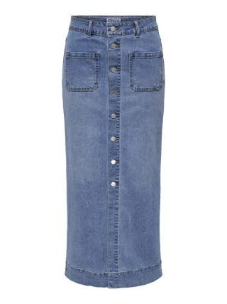 ONLY - Maxi Jeansrock blau - Gr. - S