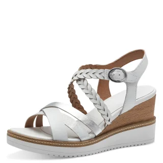 Tamaris - Da.-Sandalette white - Gr. - 41