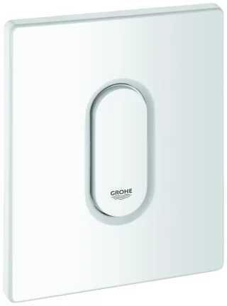 Grohe Abdeckplatte 42380 mit Drucktaste alpinweiß, 42380SH0 42380SH0