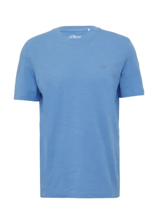 s.Oliver Red Label - T-Shirt aus Baumwolle blau - Gr. - S
